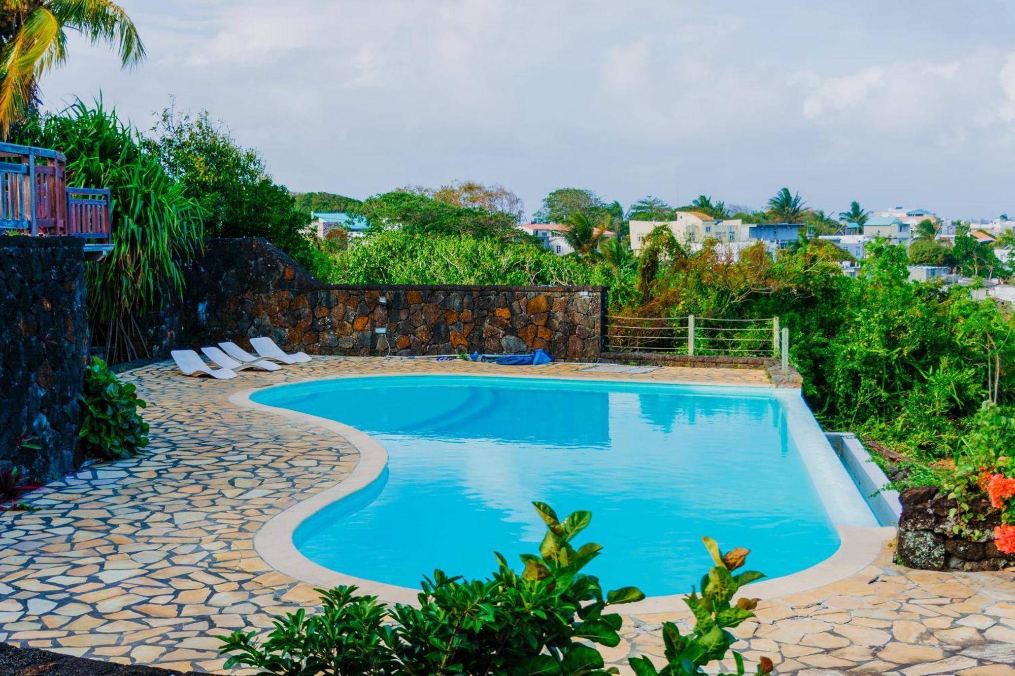 Boutique Villa On The Rocks With Stunning Sea Views, Infinity Pool & Private Sea Trou d'Eau Douce Eksteriør bilde